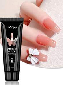 12 Colors Poly Nail Extension Gel 15ml Transparent Nude Pink Poly Nail Gel - Nail Quick Build Jelly Gel Nail Extension Acrylic Gel Varnish Gel For Beginners DIY At Home
