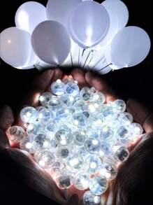 150/LED White Electronic Luminous Round Lights, Shiny Small Round Ball Lights, Handmade Balloon Lights, Battery Powered Electronic Round Ball Lights, LED Light Balloons Suitable For Latex Balloons, Neon Parties, Vases, Paper Lanterns, Gift Decorations