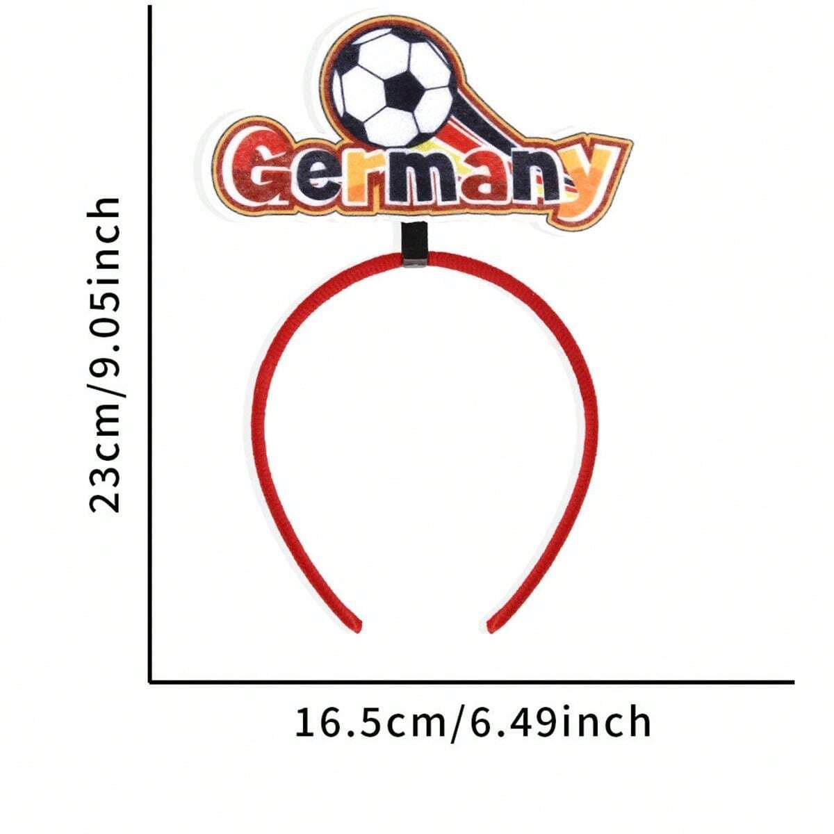 2024 Germany European Football Championship Fans Headband, Soccer Club