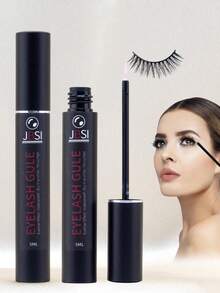 1支透明睫毛胶，超强持久假睫毛胶，速干，温和不刺激，防水睫毛嫁接胶，不含乳胶，适用于簇状假睫毛、条状假睫毛、敏感眼部，以及任何DIY睫毛（5毫升白色透明） - 白色 - 查看 2