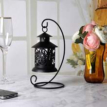 1PC Hollow Candlestick Romantic Bird Cage Candlestick Desktop Decoration Candlestick Holder [Not Including Candles] - Multicolor - View 4