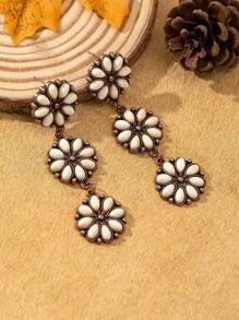 Bohemian Style Vintage Turquoise Dangle Oorbellen voor dames, perfect voor dagelijks gebruik en feestjes!