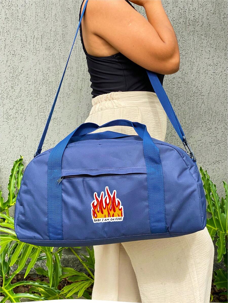 Travel Duffel Bags - 藍色 - 查看 1