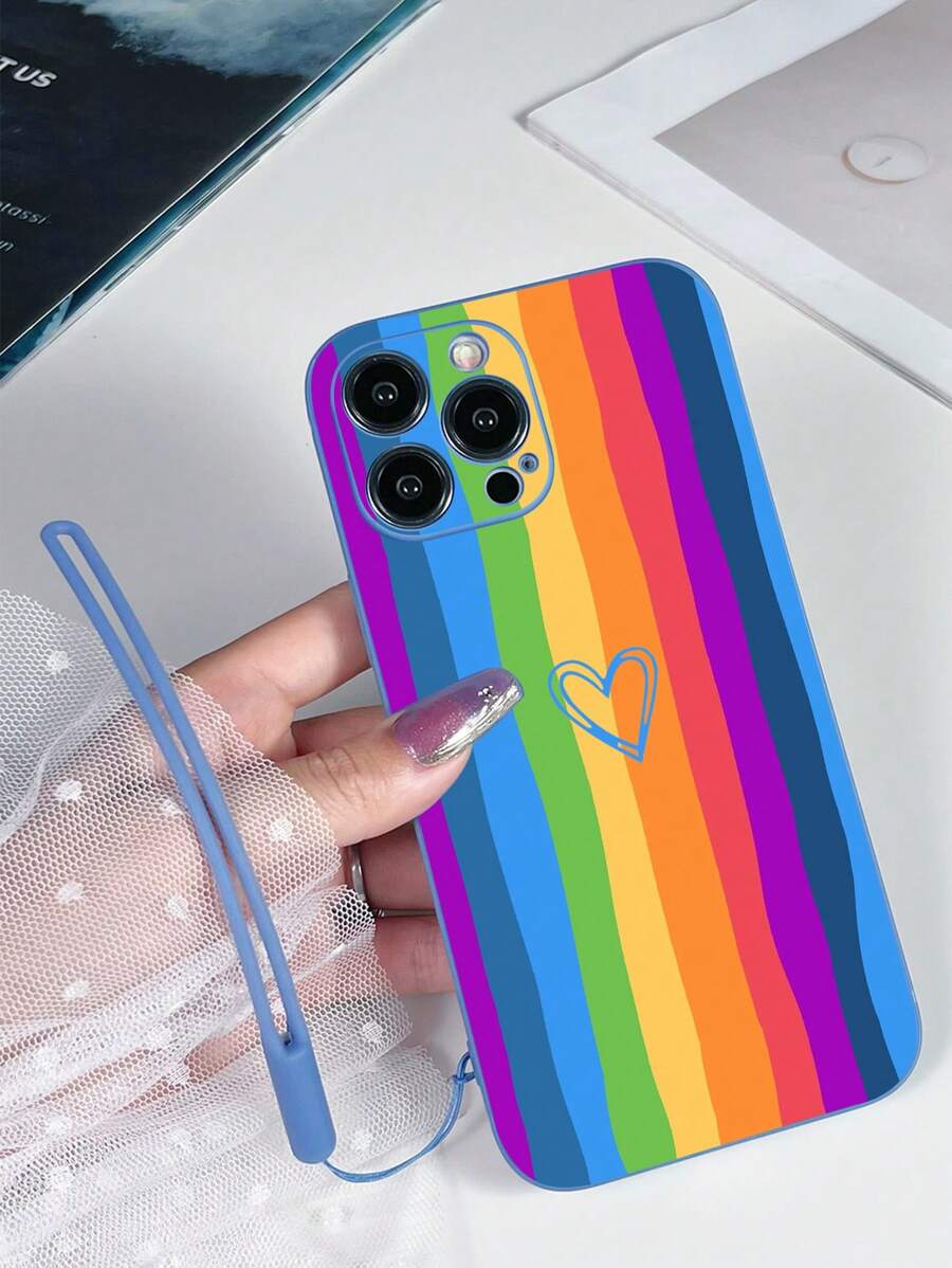 1 个蓝灰色 TPU 心形图案防震手机壳和 1 个蓝灰色 TPU 挂绳，兼容智能手机壳/配套手机壳/腕带手机壳/腕带支架手机壳/有趣的手机壳/Android 手机壳/手机壳/手机壳/OPPO 手机壳/兼容 17 Pro Max/ A14/ A54/ A52/ A31 4G/ A23/Redmi Note 8 Pro/Redmi Note 11 Pro 4G/Redmi Note 12 4G/OPPO A54 - 霧霾藍 - 查看 1