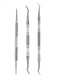 Ingrown Nail File And Nail Lifter, Professional Ingrown Nail Tools - Stainless Steel Nail Cleaning And Pedicure Tool Set, Sidewall Cleaning Accessories - Multicolor - View 9