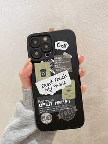 1 Vỏ điện thoại có hoa văn mát mẻ với nhãn chắp vá - Nhiều màu - Xem 1