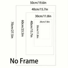 复古 1 件浴室装饰，帆布墙艺术画时尚，提高您的生活品质，时尚油画艺术，时尚绘画形式画芯，适用于卧室客厅，餐厅家庭办公室墙壁装饰的最佳礼物，防水防油，无框，您可以准备一个或更大的框架以匹配您的壁画；自己组装和安装，充分享受 DIY 的乐趣。 - 彩色 - 查看 9