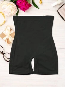 Quần short cạp cao giúp thon gọn và định hình vóc dáng cho nữ - màu đen - Xem 6