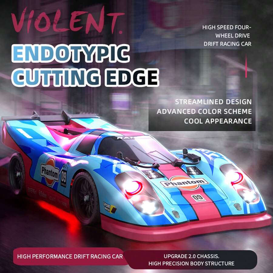 Xe RC tốc độ cao địa hình, Trôi/đua tốc độ cao, Có sẵn mọi địa hình, Lốp chống mài mòn, Bám đường tuyệt vời, Xe RC địa hình mọi địa hình, Điều khiển từ xa 2,4 GHz, Đua xe/trôi thể thao ngoài trời, Quà tặng sinh nhật, Giáng sinh sinh nhật Quà tặng đồ chơi xe cộ