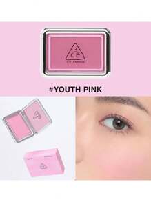 3CE Brand New TAKE FACE Blush #Youth Pink 4.5g Velvet Finish - Easily Blendable Blush, Silky Powder Texture, Easy To Apply, Non-Caking, Creates A Natural Skin-Like Finish, Soft Color Payoff, Long-Lasting And Smudge-Proof | Korean Makeup, Korean Cosmetics, Gift Set, 4.5g/0.16oz - #YOUTH PINK - 查看 6