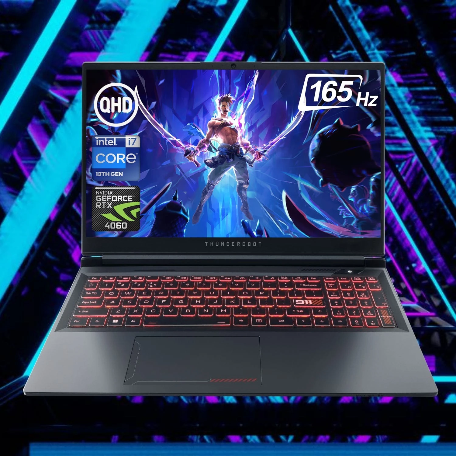 ThundeRobot Hunter Blade R15 Gaming Laptop, 15.6" QHD 165hz Display ...