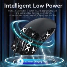 X11 59g Superlight Wireless Gaming Mouse With Grip Tape, RGB Charging Dock,PixArt PAW3311,BT/2.4G Wireless/Wired Pc Mouse, 22KDPI,5 Programmable Buttons For Pc