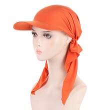 1 chiếc mũ chống nắng màu trơn cho nữ, kiểu dáng rộng rãi, thích hợp cho mùa xuân/hè, hoặc khăn trùm đầu thời trang nhiều màu sắc, mũ ngủ. - A - Xem 25