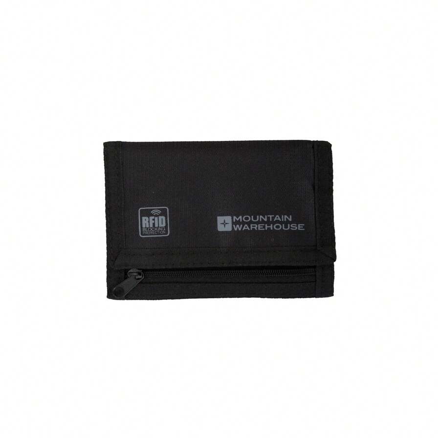 Mountain Warehouse Logo RFID Blocking Wallet (Black) - Black - View 1