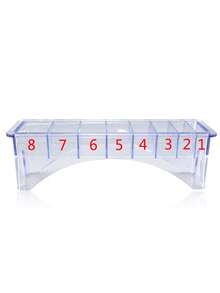 1 PC Rectangular Plastic 8/10 Grid Base Universal Design Guide Comb Storage Box, Electric Hair Clipper Limit Comb Hair Tools Supplies Storage Organizer Guide Comb Storage Case Container Box For Barbershop Use, Hairdressing Tools For Men And Women,Fashion Hair Salon Styling - Multicolor - View 11