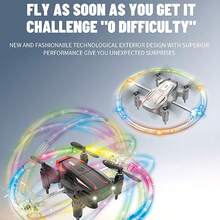 LED Lighted Toy Drone, 4-Axis Quadcopter With 360-Degree Flip Stunt, Remote Control Flying Aircraft, Beginner Friendly, With Portable Carrying Case, One-Button Takeoff/Landing - LED Colorful Drone - View 13