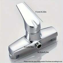 1個混合閥，高端冷熱淋浴龍頭，浴室浴缸淋浴龍頭，三通混水開關閥