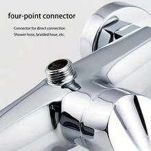 1個混合閥，高端冷熱淋浴龍頭，浴室浴缸淋浴龍頭，三通混水開關閥