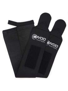 Professional Wrist Wraps & Straps For Gym & Weightlifting (12 Inch) - Weight Lifting Wrist Wraps & Gym Wrist Straps Support For Optimal Powerlifting Performance For Women & Men - Black - Black - View 5