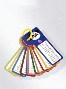木製數學乘法棋盤遊戲 - 適合3歲以上兒童的教育玩具 - 家長與兒童一同學習和娛樂的遊戲！ - 杏色 - 查看 6