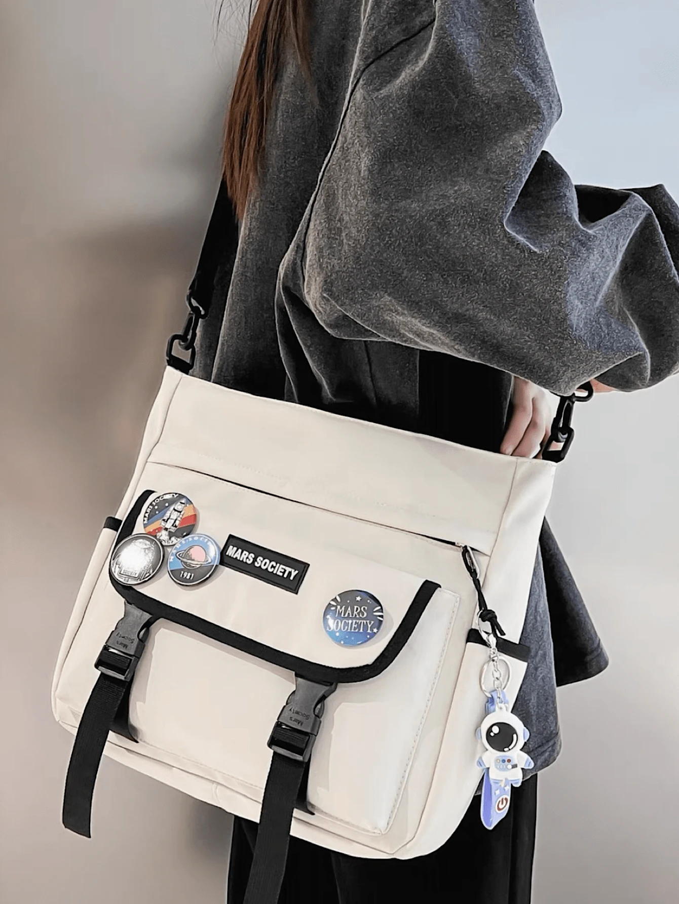 T60 Women Crossbody - 米色 - 查看 1