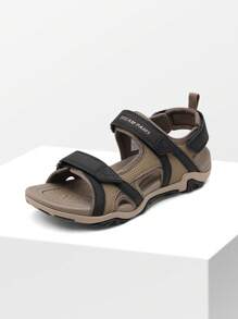 Men's Sandals Hiking Water Beach Sport Outdoor Athletic Arch Support Summer Sandals - 卡其色 - 查看 1