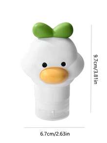 1入組1.3oz/2.7oz可攜式旅行分配瓶，洗髮水和沐浴露分配瓶，化妝品手霜矽膠分配瓶 - 彩色 - 查看 2