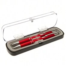 Arsenal FC Executive Crest Pen & Pencil Set (Red) - Red - View 2