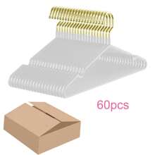 60/30/10/5/1 Packung Elegante geriffelte Metallbügel, rutschfestes nahtloses Design, stabil und langanhaltend - geeignet für Hemden, Röcke und Hosen - für Zuhause und im Studentenwohnheim, Urlaubsgeschenk, Weihnachtsgeschenk