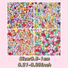 50pcs Mini Resin Decoration Set, Random Mix Cartoon Flower, Food And Fruit Shaped Resin Beads For Making Phone Case And Hair Accessories, DIY Jewelry Crafting Materials, Suitable For 4th Of July Earrings, Beaded Bracelets, Shell Necklaces, Enamel Pins, USA Themed And Halloween Decorations Valentines - Multicolor - View 2