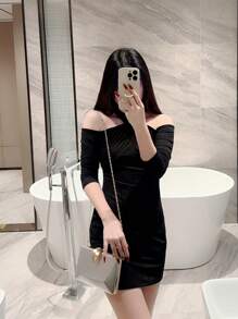 Moonlit EveBag One Sparkling Fashion Metal Leaf Clasp Evening Bag Geometry Design Party Clutch Romantic Wedding Bridal Chain Bag Formal Prom Handbag Valentines