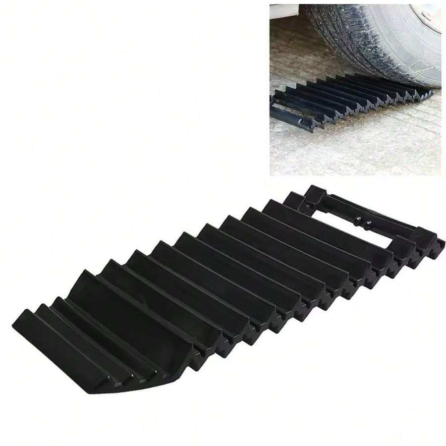 Car Tire Anti-Skid Pad Mud Slip-Resistant Pad Emergency Snow Escape Plate Snow Shovel Self-Rescue Board - Black - View 1