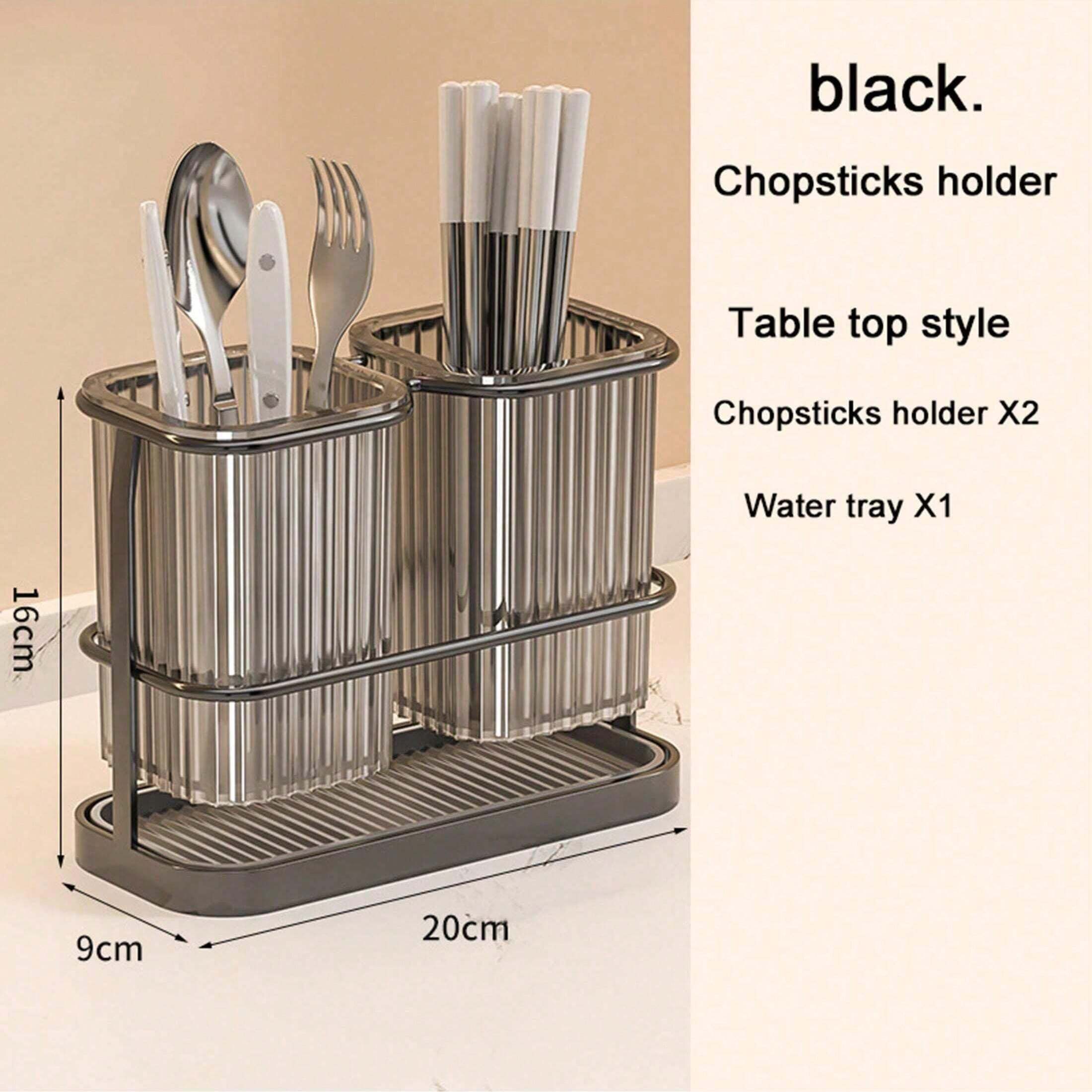 Acheter Étagère De Rangement Pour Fournitures D'assaisonnement De Cuisine, Porte-couteau Domestique, Panier à Baguettes, Rangement Mural Multifonctionnel, Organisateur D'étagères De Placard