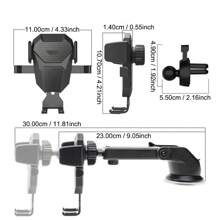 Car Phone Holder For Iphone G 4-6.7Inch Mobile Phone Stand DVR Camera GPS HUD Display On Board Windshield - Black - View 12