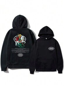 Men Hoodies - 黑色 - 查看 2