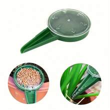 2pcs Plant Seed Sower Plant Seeder Garden Multifunction Seeding Dispenser Tools Adapting To Various Sizes Of Seeds,Garden Tools, Gardening Tools For Garden - Green - View 4