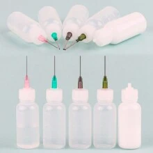 DONQE 24入組30ml膠水瓶，附設0.49oz、0.56oz、0.63oz、0.71oz針頭，適用於小型油瓶、酒精瓶、油漆、膠水等應用 - 彩色 - 查看 11