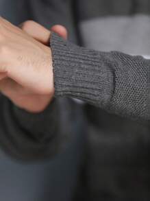 Men Sweaters - Dark Grey - View 7