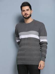 Men Sweaters - Dark Grey - View 2