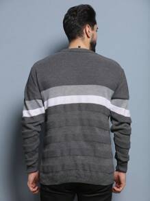 Men Sweaters - Dark Grey - View 4