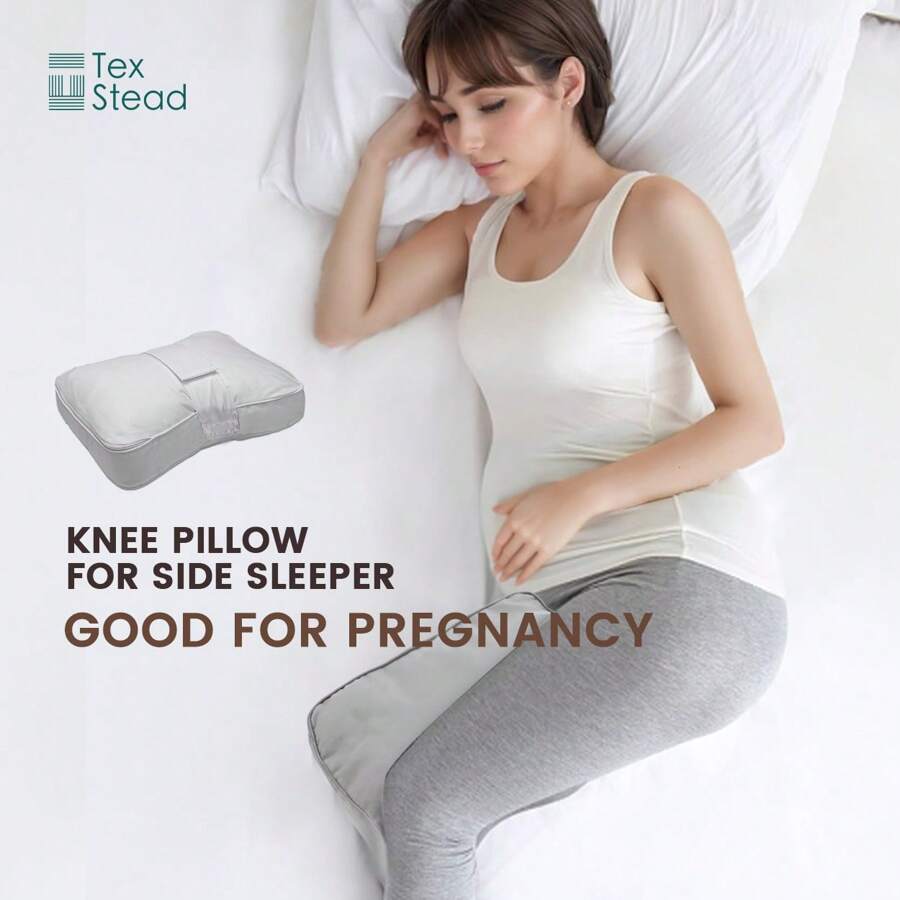 Knee Pillow For Side Sleepers Between Leg & Under Knee Pillow For