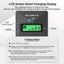 1 pieza Cargador inteligente de batería NiMH de 1.2V PUJIMAX, para baterías NiMH de AA/AAA de 1,2V, 4 ranuras independientes, cargador USB, carga rápida, artículos esenciales para el hogar [No cargar baterías desechables] - No - Ver 5