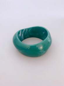 1 pieza brazalete exagerado de acrílico, adecuado para uso diario para mujeres