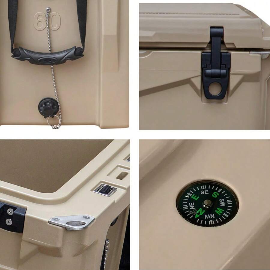 Xspec 60 Quart Roto Molded High Performance Ice Chest Outdoor Cooler