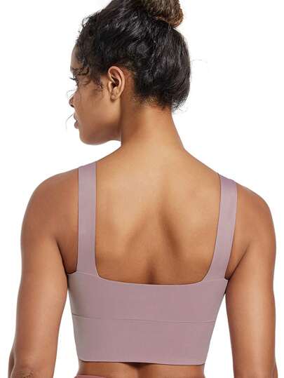 Yoga Tank Tops Breathable Sports BH Shockproof Gathered Function Giving You Beautiful Back Shape Workout Gym Top view 2