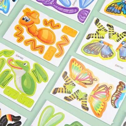 50 Cute Fun Insect Paper Puzzles