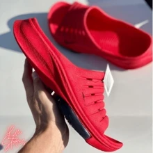 Men Flip Flops & Slides - Đỏ - Xem 1