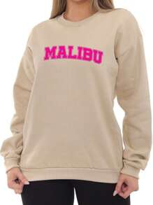 Women Sweatshirts - Màu Khaki - Xem 4