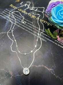Women Necklace Sets - Silver - View 4