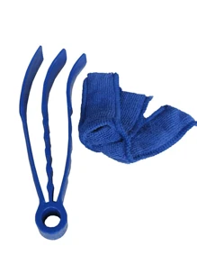 1pc Air Conditioning Vent Gap Cleaning Brush, Washable And Detachable